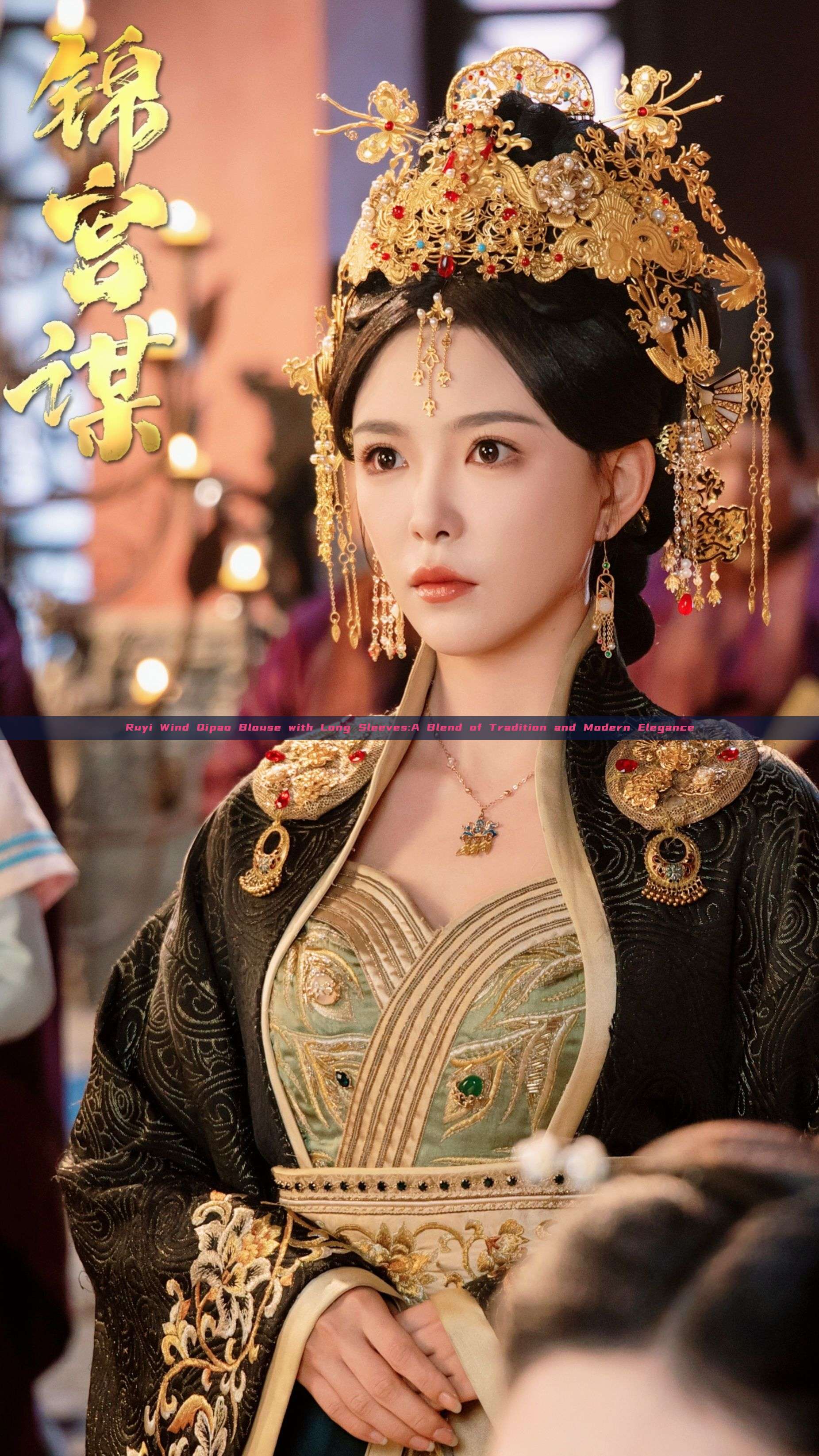 Ruyi Wind Qipao Blouse with Long Sleeves:A Blend of Tradition and Modern Elegance