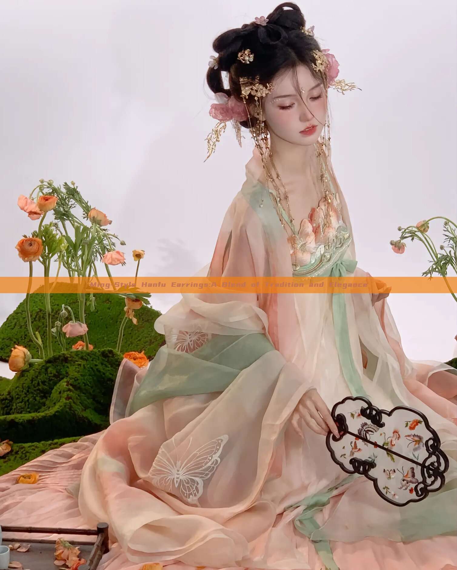 Ming-Style Hanfu Earrings:A Blend of Tradition and Elegance Ming-Style Hanfu Earrings:A Blend of Tradition and Elegance