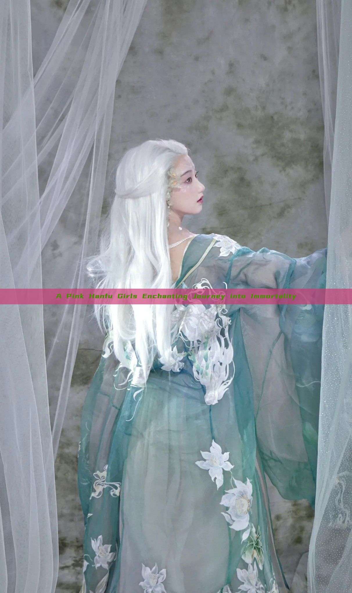 A Pink Hanfu Girls Enchanting Journey into Immortality A Pink Hanfu Girls Enchanting Journey into Immortality