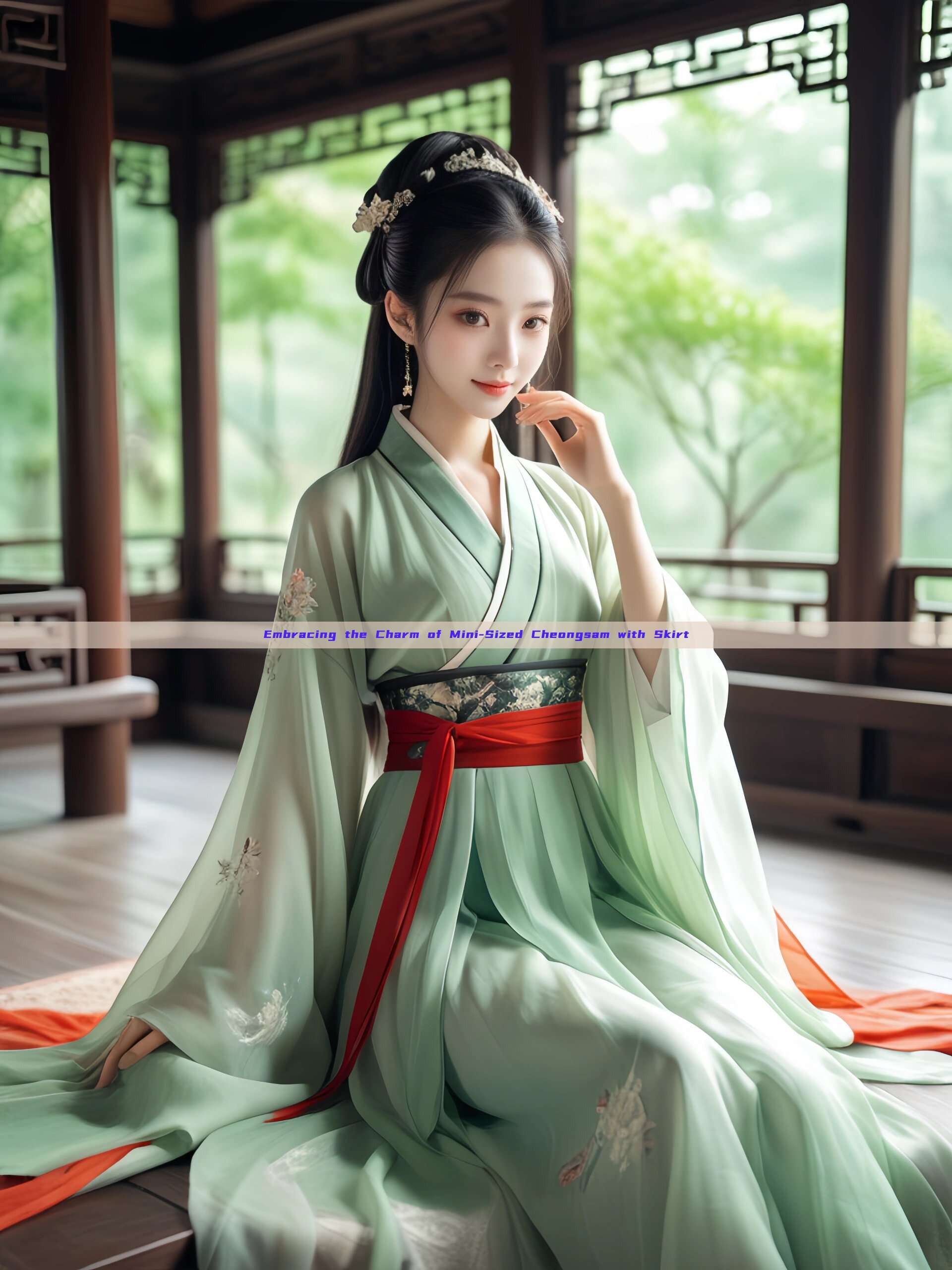 Embracing the Charm of Mini-Sized Cheongsam with Skirt Embracing the Charm of Mini-Sized Cheongsam with Skirt