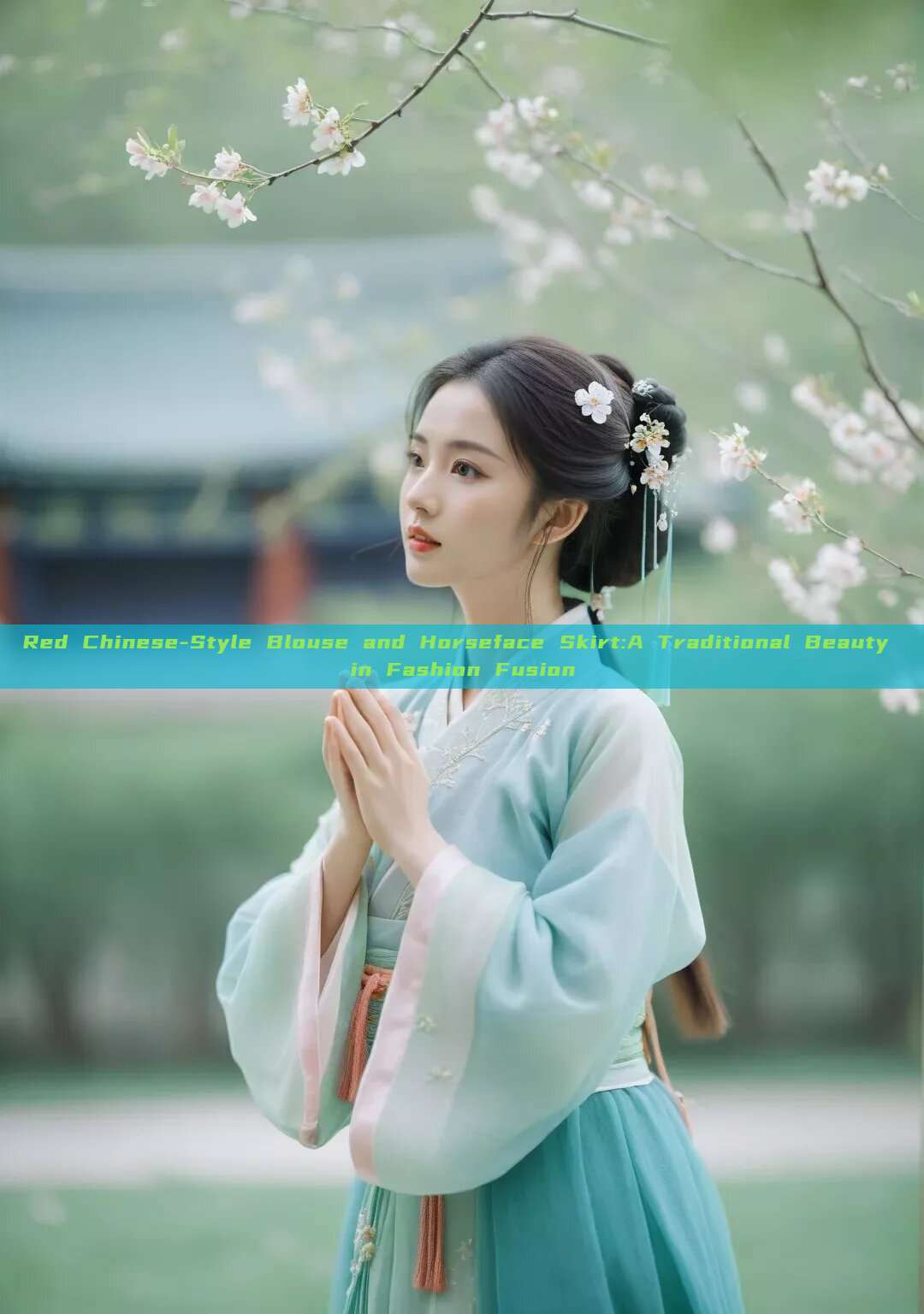 Red Chinese-Style Blouse and Horseface Skirt:A Traditional Beauty in Fashion Fusion Red Chinese-Style Blouse and Horseface Skirt:A Traditional Beauty in Fashion Fusion