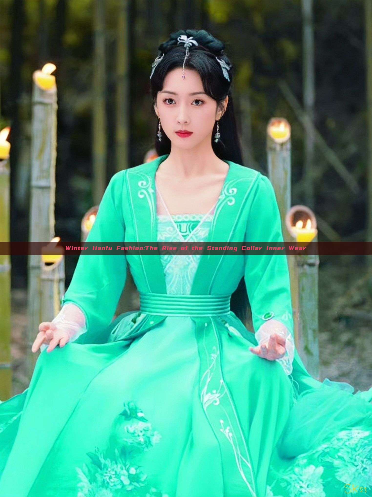 Winter Hanfu Fashion:The Rise of the Standing Collar Inner Wear Winter Hanfu Fashion:The Rise of the Standing Collar Inner Wear