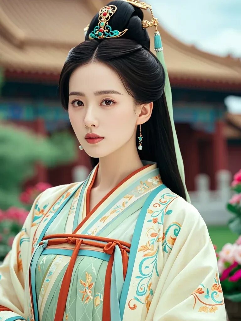 The Enchantment of Dark Green Halter-Style Hanfu Traditional Clothing The Enchantment of Dark Green Halter-Style Hanfu Traditional Clothing