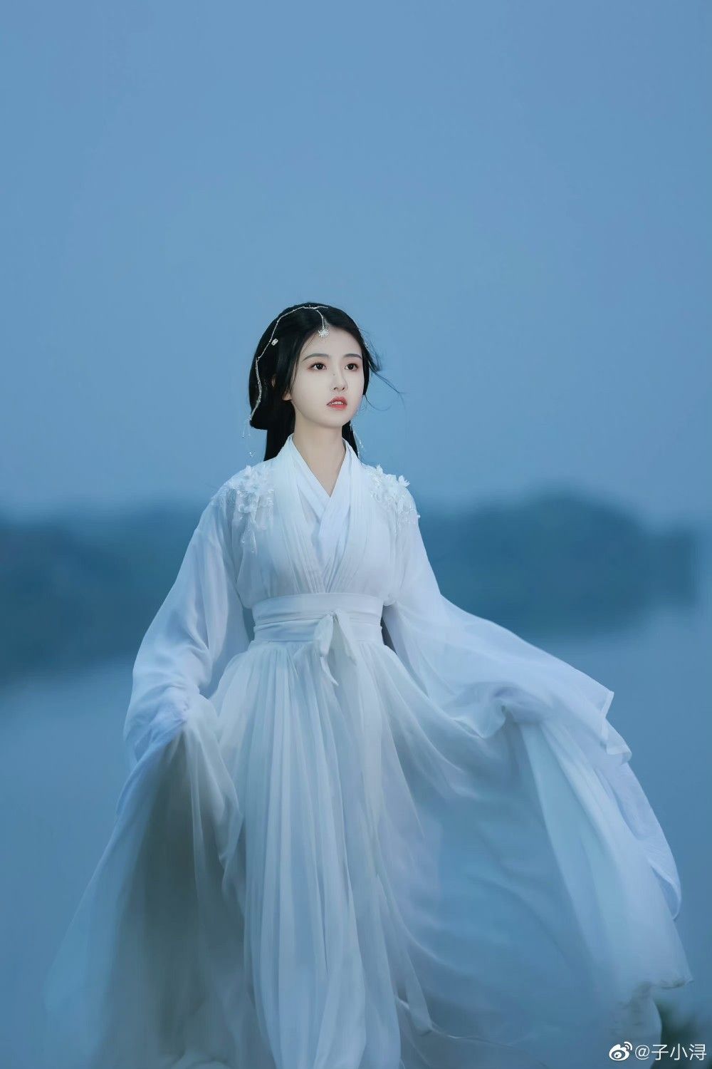 The Enigma of a Martial Arts刺客女侠 in Traditional Chinese Hanfu Costume
