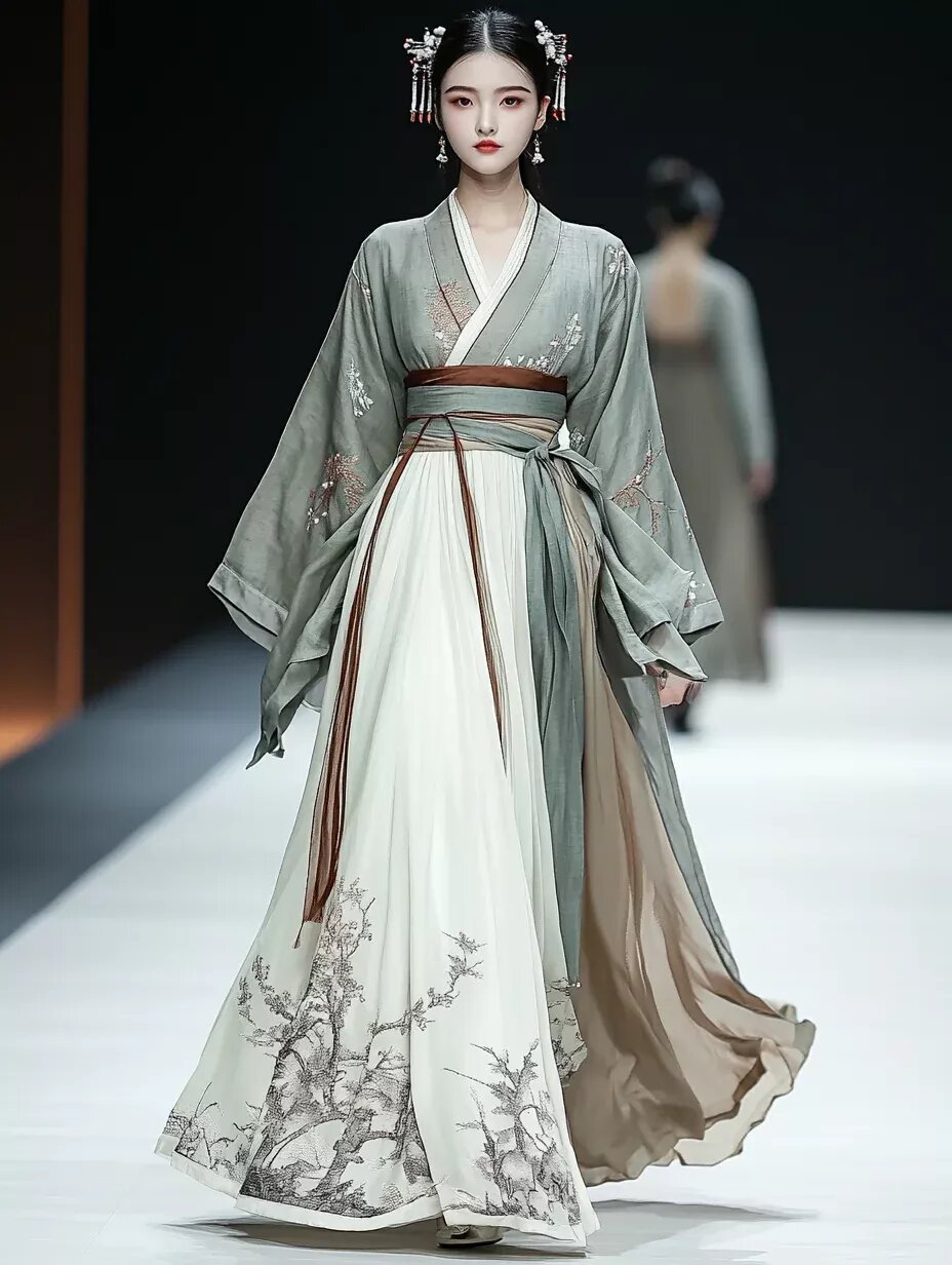Hanfu Fashion:Exploring the Allure of Bai Zhens Traditional Chinese Attire Hanfu Fashion:Exploring the Allure of Bai Zhens Traditional Chinese Attire