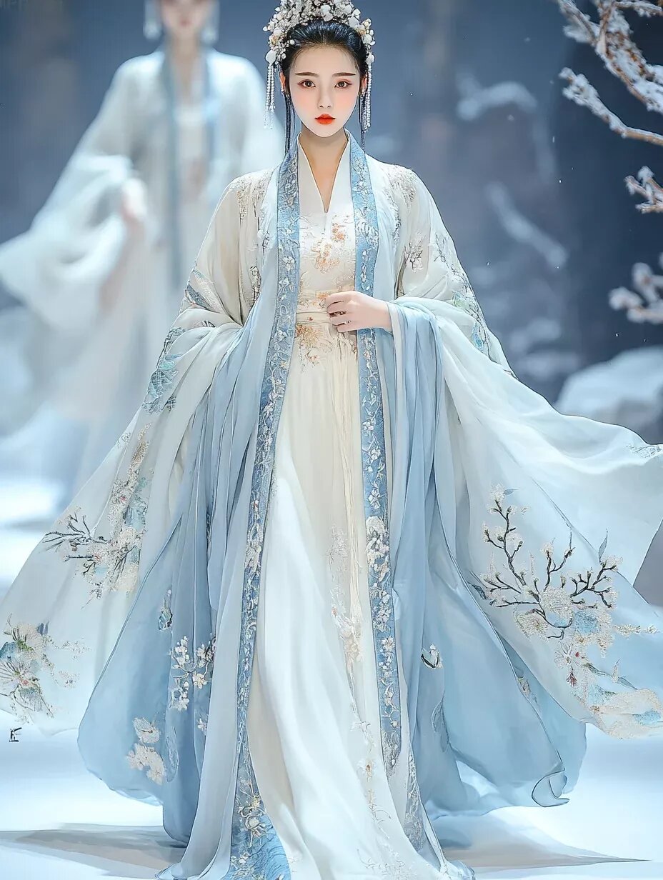 Winter Fashion in Tang Dynasty:The Elegance of Hanfu for Women