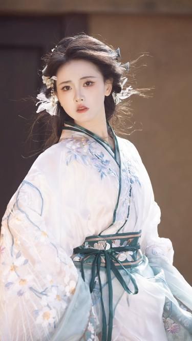 Blue and White Porcelain:The Elegance of a Hanfu Woman Blue and White Porcelain:The Elegance of a Hanfu Woman