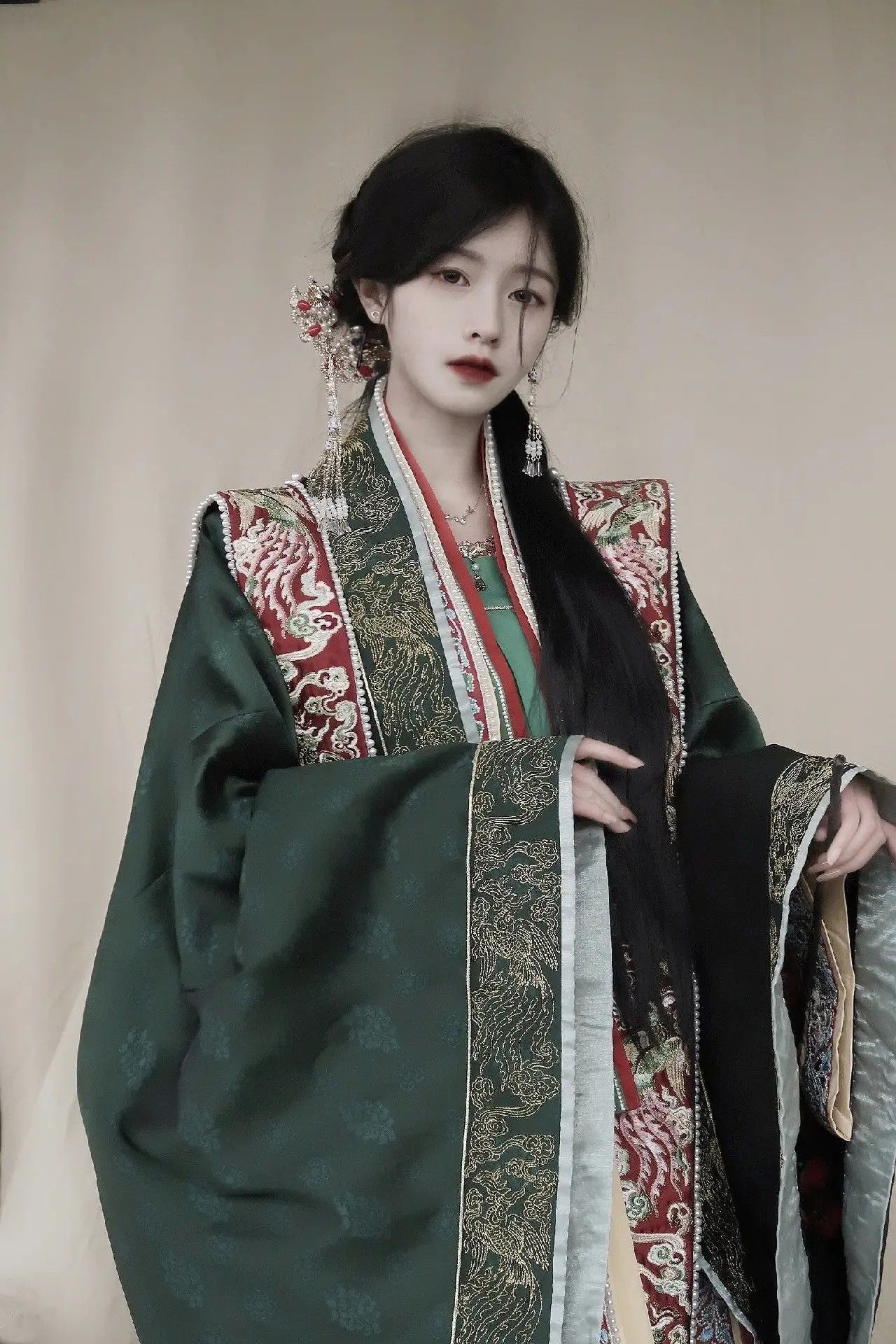 Summer Lightweight Hanfu Girls Outfit Set