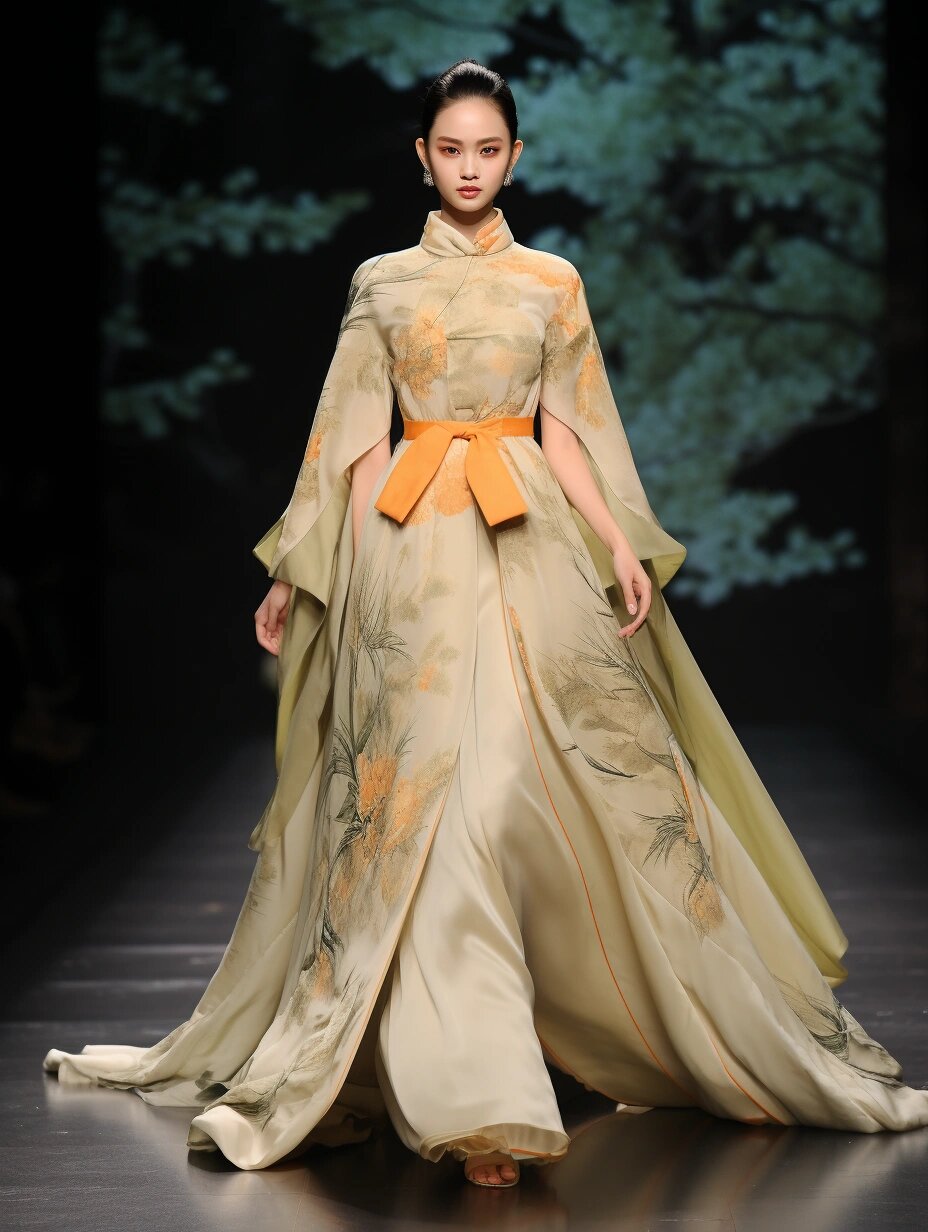 Ming-Style Hanfu Horse-Tail Skirt Ensemble:A Blend of Tradition and Elegance Ming-Style Hanfu Horse-Tail Skirt Ensemble:A Blend of Tradition and Elegance