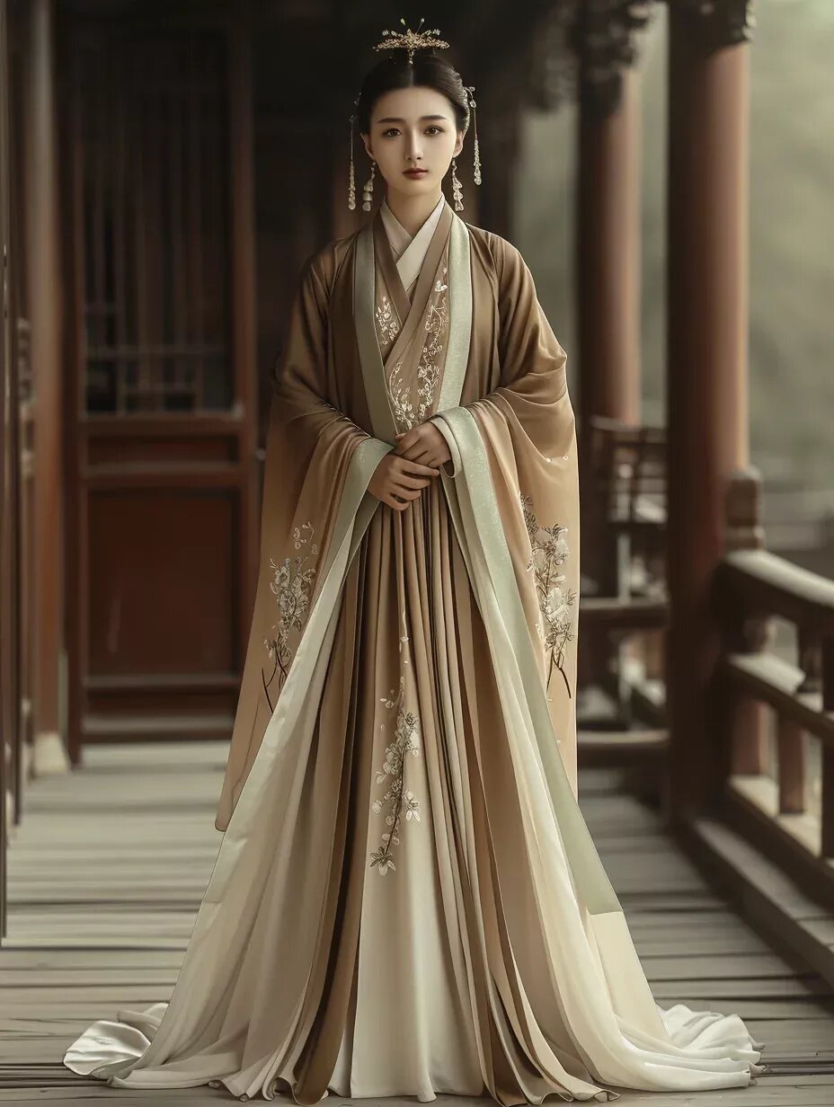 Exploring the Enchanting Mountains in Ju Jingyis Hanfu Fashion:A Cultural Journey Exploring the Enchanting Mountains in Ju Jingyis Hanfu Fashion:A Cultural Journey