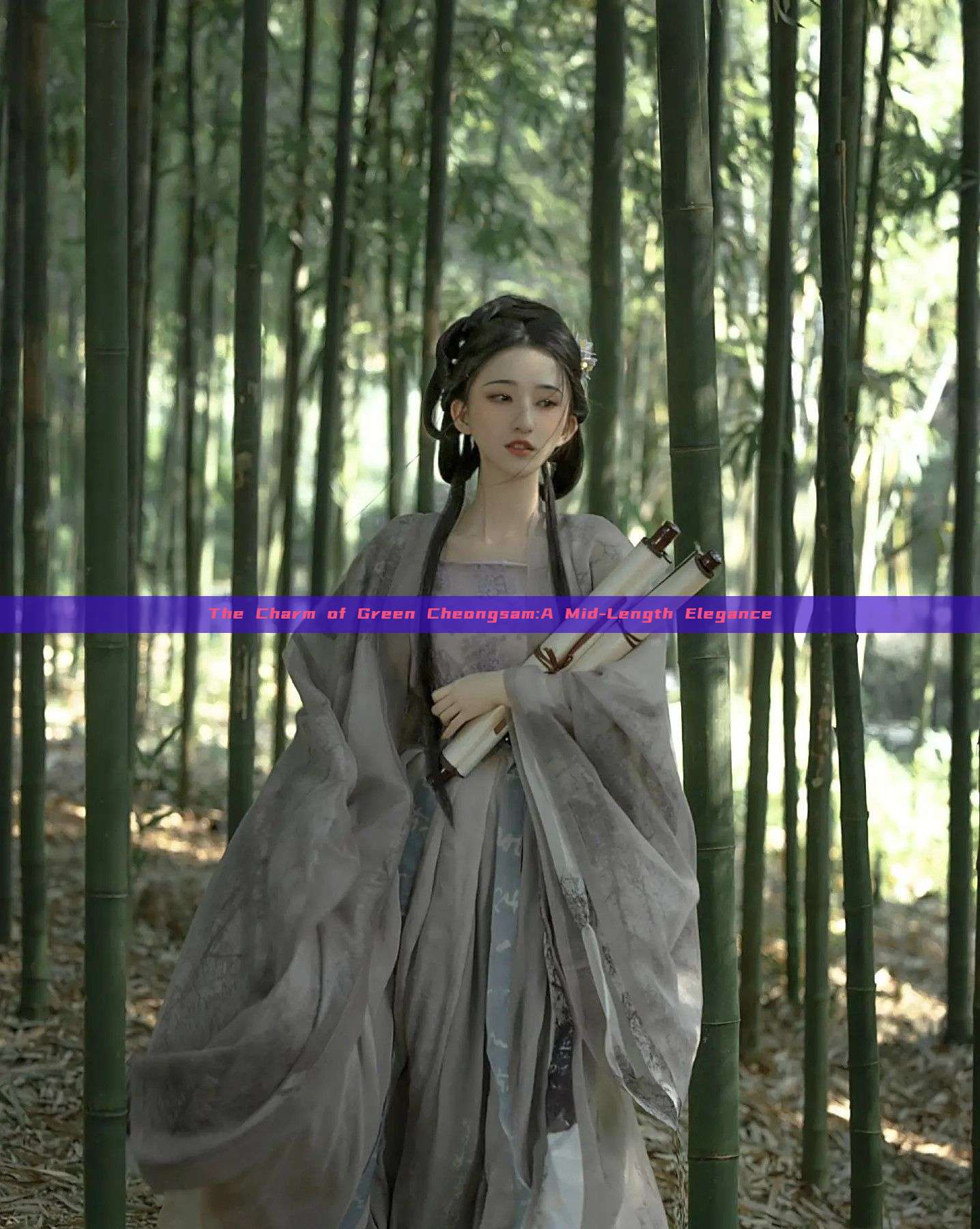 The Charm of Green Cheongsam:A Mid-Length Elegance The Charm of Green Cheongsam:A Mid-Length Elegance