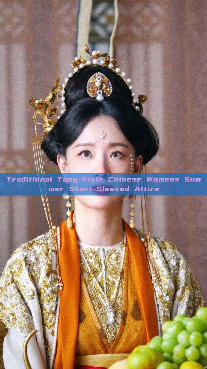 Traditional Tang-Style Chinese Womens Summer Short-Sleeved Attire Traditional Tang-Style Chinese Womens Summer Short-Sleeved Attire